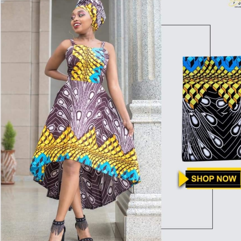 African Ankara Dress.M